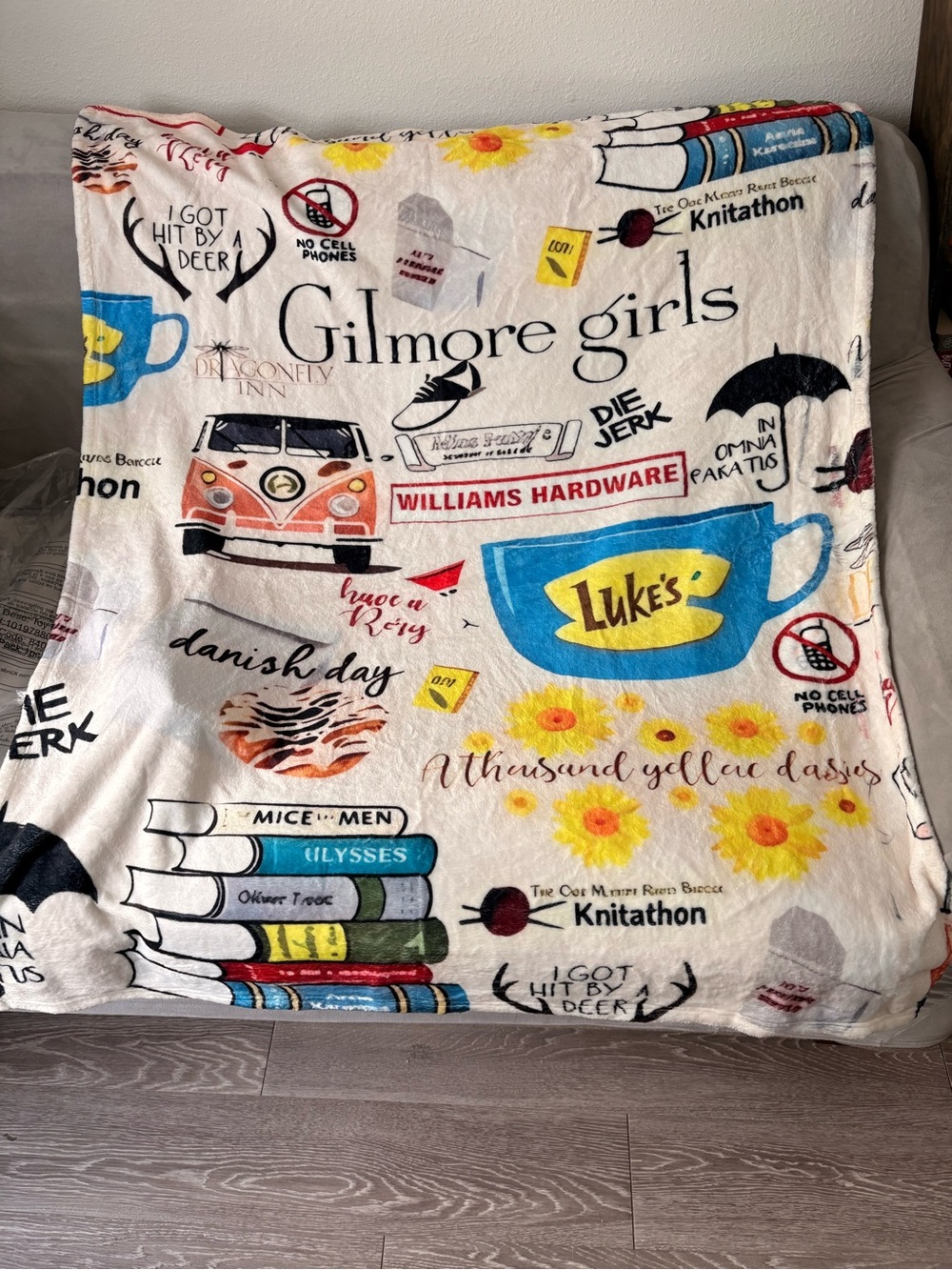 Gilmore Girls Plush Throw Blanket